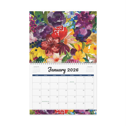 Blue Barn 2026 Wall Calendar with prints of Original Artwork by Camilla Metzler