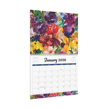 Blue Barn 2026 Wall Calendar with prints of Original Artwork by Camilla Metzler