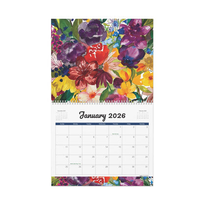 Blue Barn 2026 Wall Calendar with prints of Original Artwork by Camilla Metzler